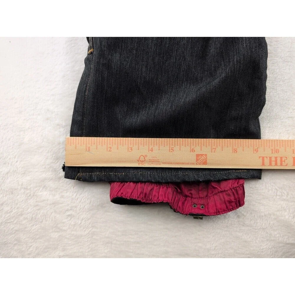 Aperture Slim Fit Denim Look Snowboard Pants 10,000 MM Waterproofing Men's Small